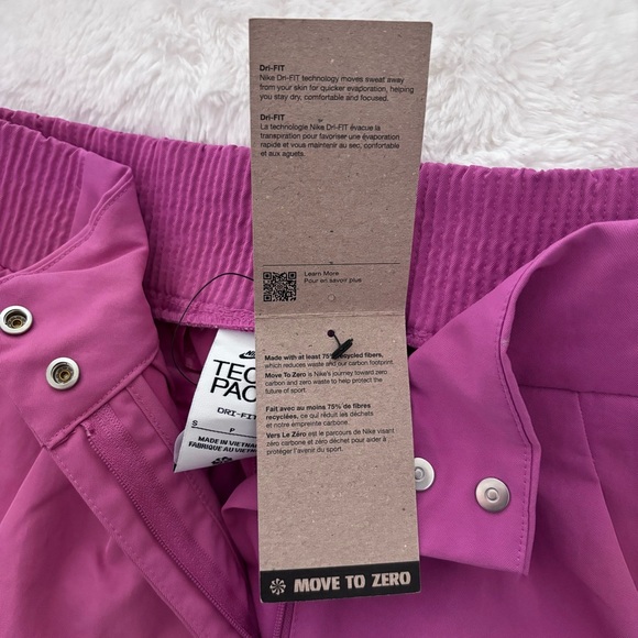 Nike Sportswear Dri-fit Tech Pack High Waist Joggers in Cosmic Fuchsia Small NEW - Picture 11 of 13